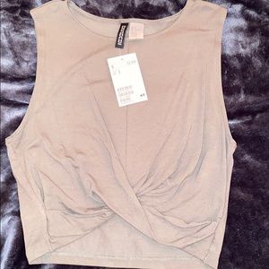 Brand New Olive Green H&M Crop Top!